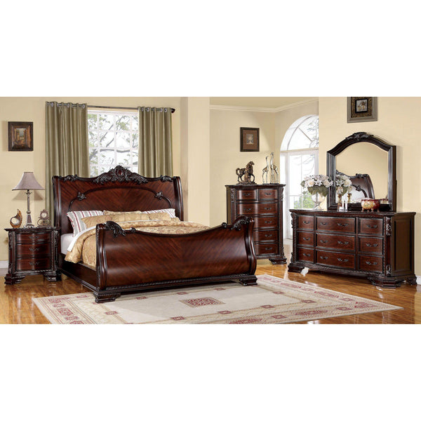 Furniture of America Bellefonte CM7277Q 6 pc Queen Sleigh Bedroom Set IMAGE 1