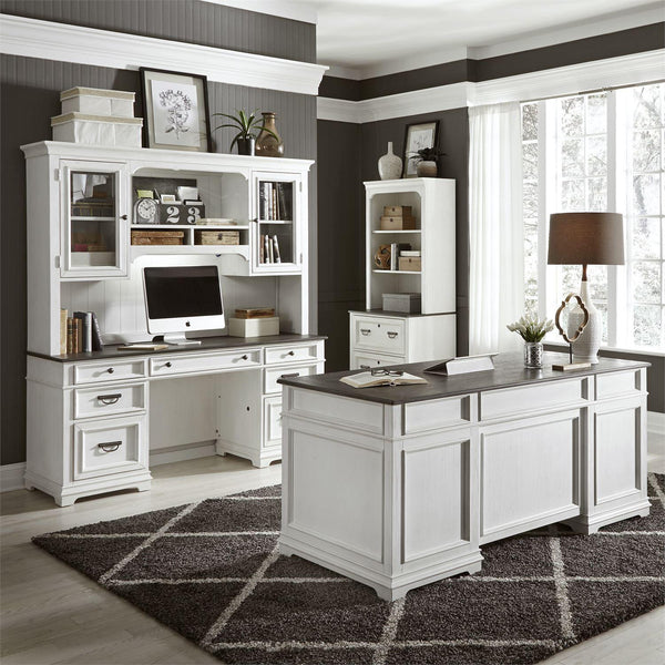 Liberty Furniture Industries Inc. Allyson Park Jr Executive 417-HOJ-CDS 3 pc Home Office Set IMAGE 1