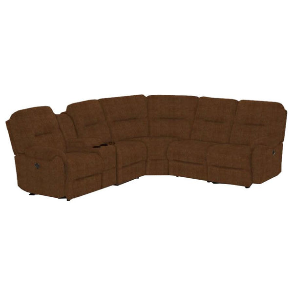 Best Home Furnishings Bodie Reclining Fabric 6 pc Sectional M760R-SECT 19086 IMAGE 1