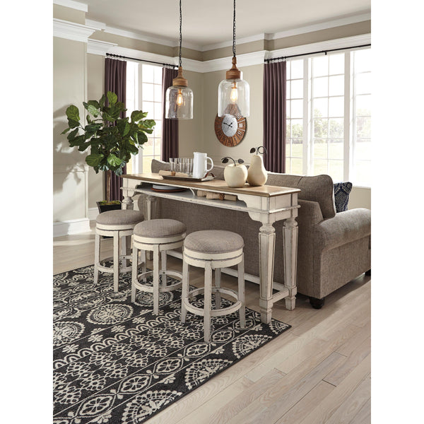 Signature Design by Ashley Realyn D743D6 4 pc Counter Height Dining Set IMAGE 1