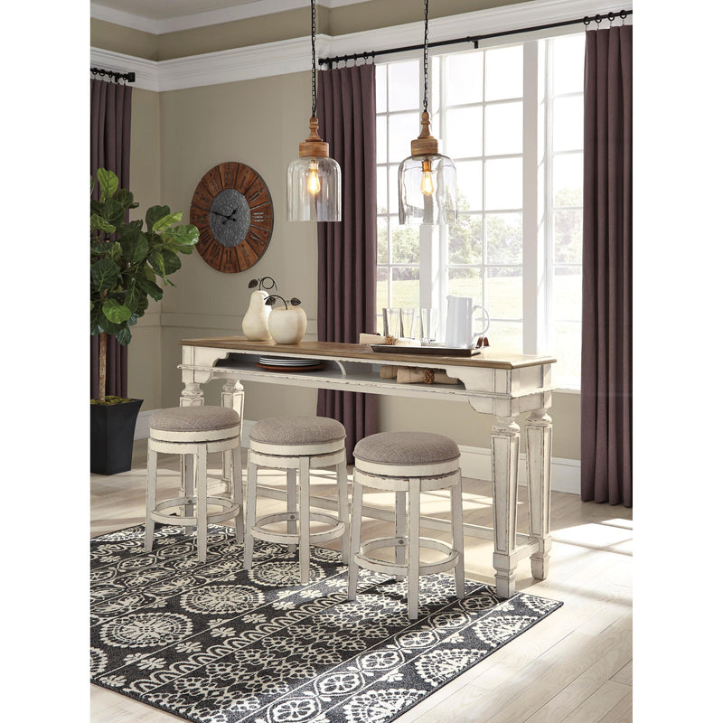 Signature Design by Ashley Realyn D743D6 4 pc Counter Height Dining Set IMAGE 2