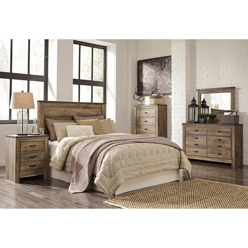 Signature Design by Ashley Trinell B446 4 pc Queen Panel Bedroom Set IMAGE 1