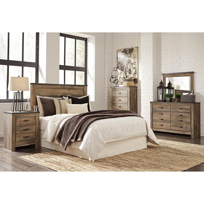Signature Design by Ashley Trinell B446 4 pc Queen Panel Bedroom Set IMAGE 2