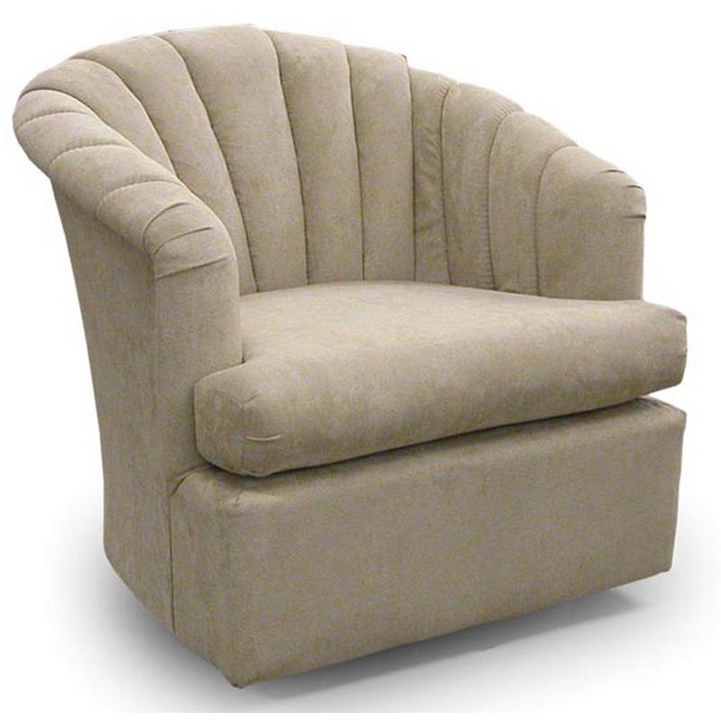 Best Home Furnishings Elaine Swivel Fabric Chair Elaine 2557 IMAGE 1