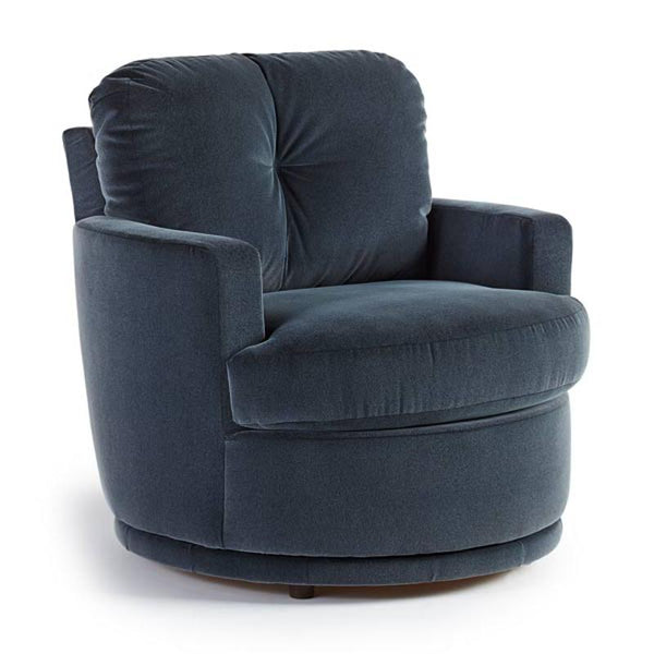 Best Home Furnishings Skipper Swivel Fabric Chair Skipper 2978 (Blue) IMAGE 1