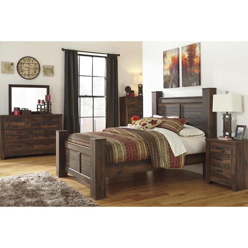 Signature Design by Ashley Quinden Queen Poster Bed B246-61/B246-67/B246-64/B246-98 IMAGE 2