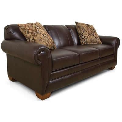 England Furniture Leah Stationary Leather Sofa Leah 1435L IMAGE 1