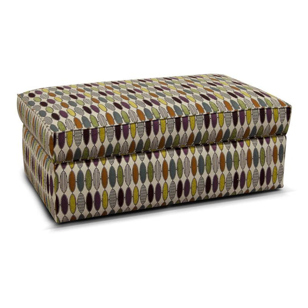 England Furniture Malibu Fabric Storage Ottoman Malibu 2400-81 IMAGE 1