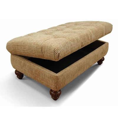 England Furniture Benwood Fabric Storage Ottoman Benwood 4350-81 Ottoman IMAGE 1