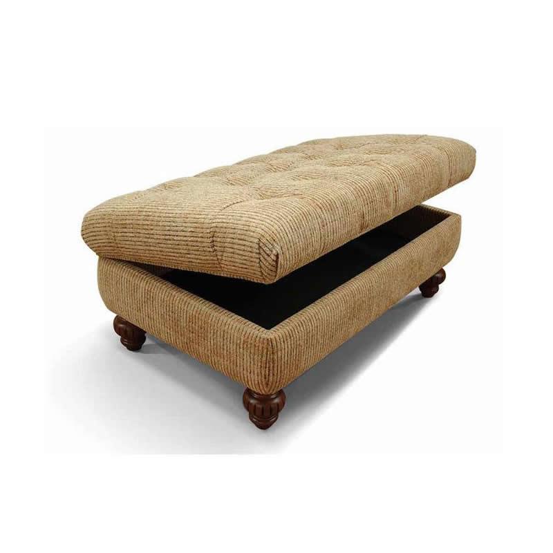 England Furniture Benwood Fabric Storage Ottoman Benwood 4350-81 Ottoman IMAGE 2