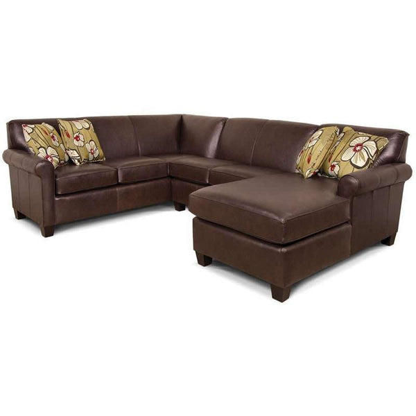 England Furniture Lilly Leather Match Sectional Lilly 4630L Sect IMAGE 1