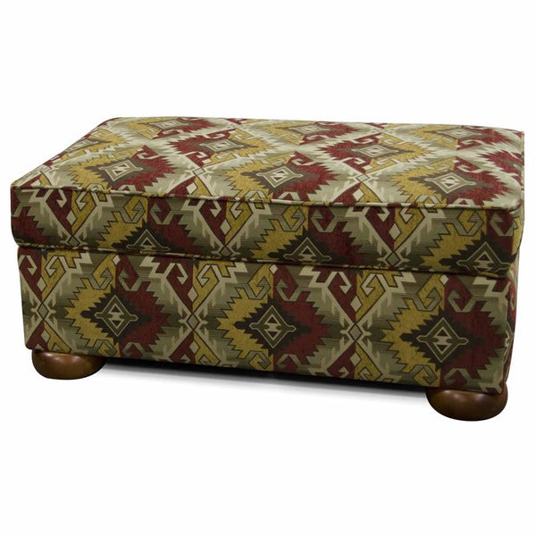 England Furniture Melbourne Fabric Storage Ottoman Melbourne 6150-81 IMAGE 1