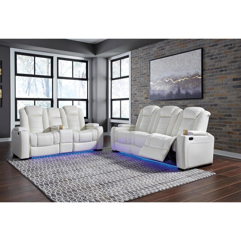 Signature Design by Ashley Party Time 37004 2 pc Power Reclining Living Room Set IMAGE 2