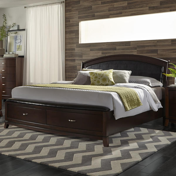 Liberty Furniture Industries Inc. Avalon Queen Platform Bed with Storage 505-BR-QSB IMAGE 1