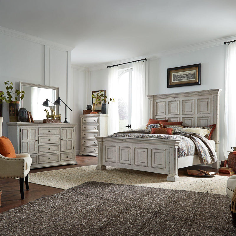 Liberty Furniture Industries Inc. Big Valley 361W-BR-KPBDMC 6 pc King Panel Bedroom Set IMAGE 1
