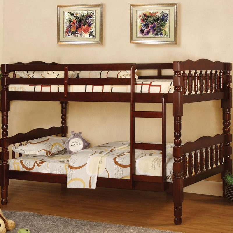 Furniture of America Kids Beds Bunk Bed CM-BK606CH-BED IMAGE 1