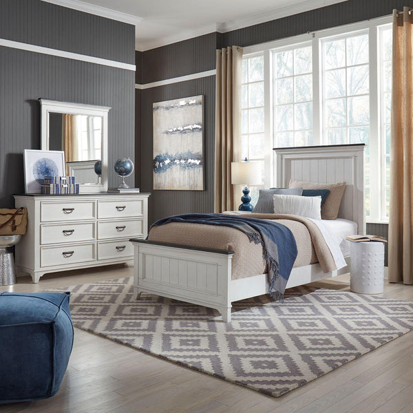 Liberty Furniture Industries Inc. Allyson Park 417-YBR 5 pc Twin Panel Bedroom Set IMAGE 1