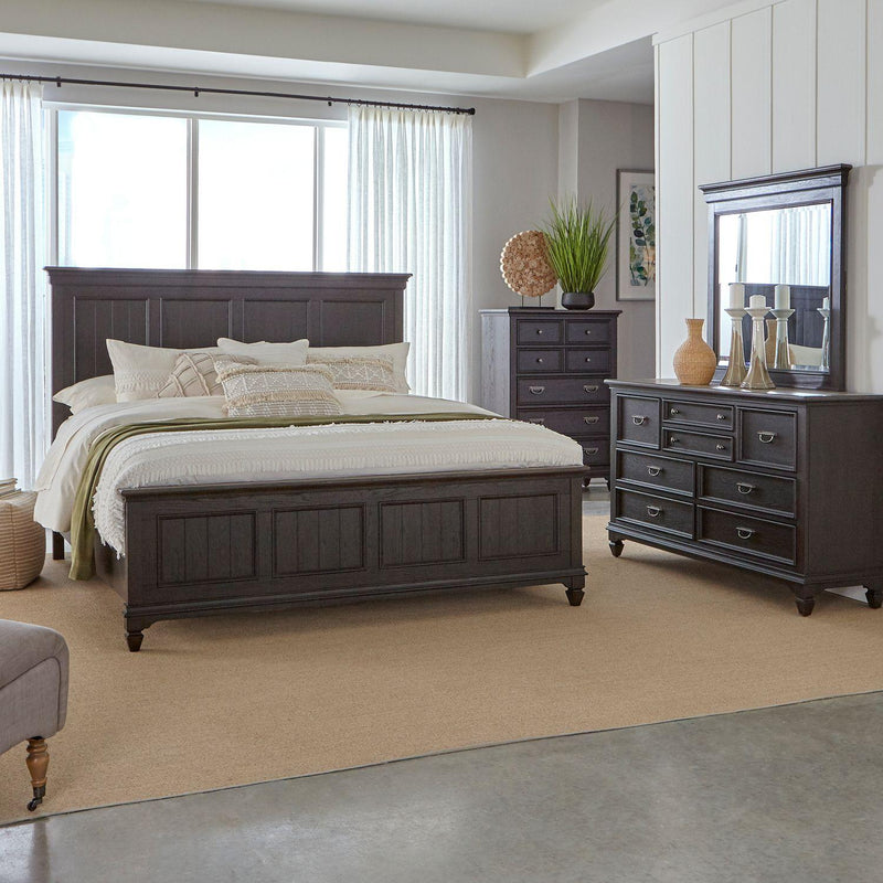 Liberty Furniture Industries Inc. Allyson Park 417B-BR-QPBDMC 6 pc Queen Panel Bedroom Set IMAGE 1