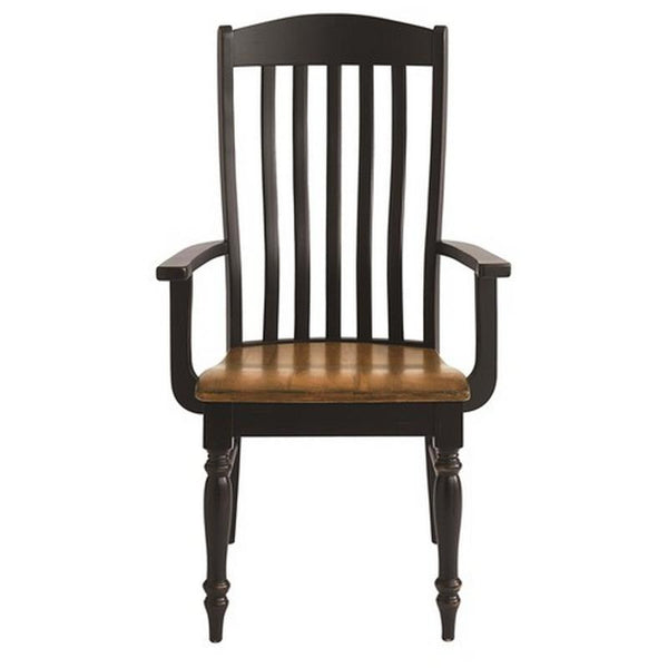 Bassett Arm Chair Henry 4015-1000 (Aged Saddle/Lampblack) IMAGE 1