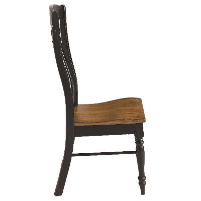 Bassett Arm Chair Henry 4015-2000 (Aged Saddle/Lampblack) IMAGE 3