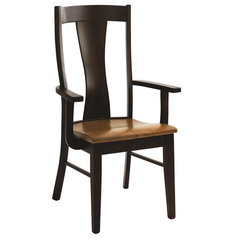 Bassett Arm Chair Boone 4015-1000 (Aged Saddle/Lampblack) IMAGE 2