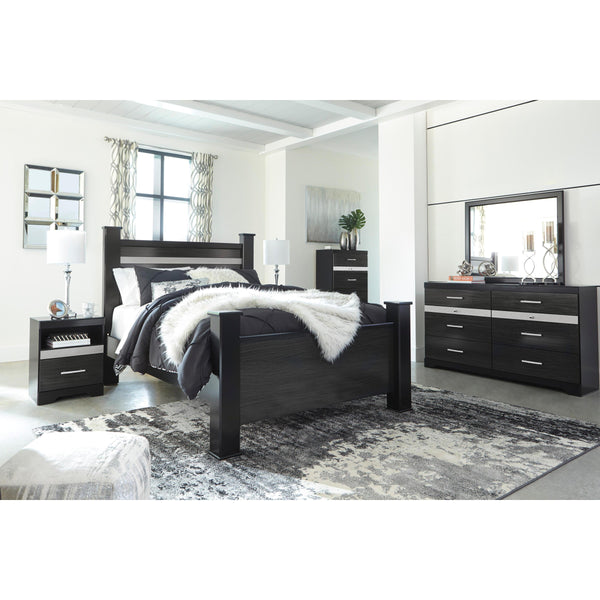 Signature Design by Ashley Starberry B304 8 pc Queen Poster Bedroom Set IMAGE 1