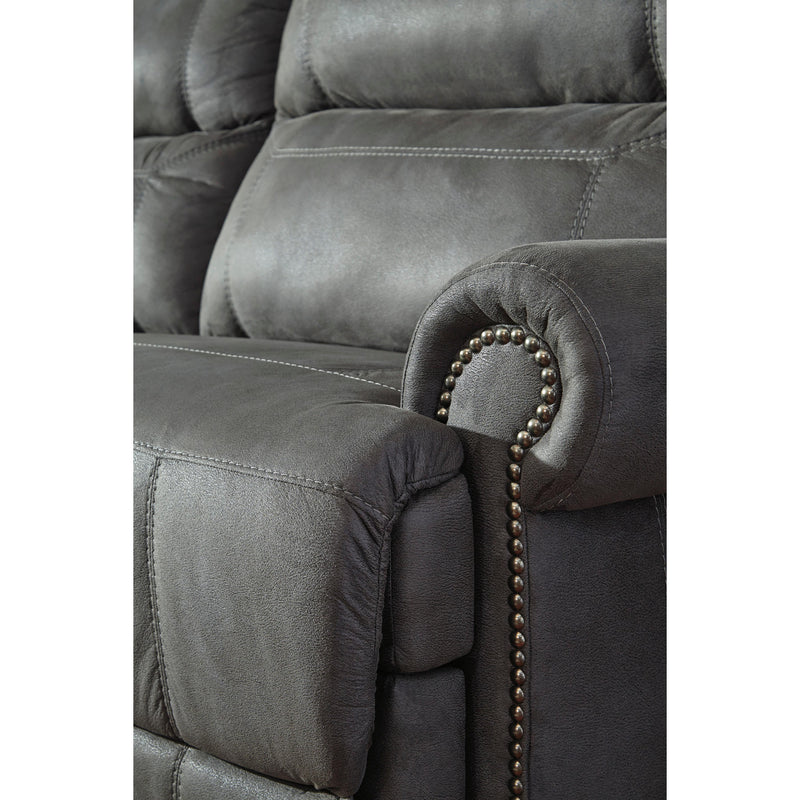 Signature Design by Ashley Austere Fabric Recliner with Wall Recline 3840152 IMAGE 3