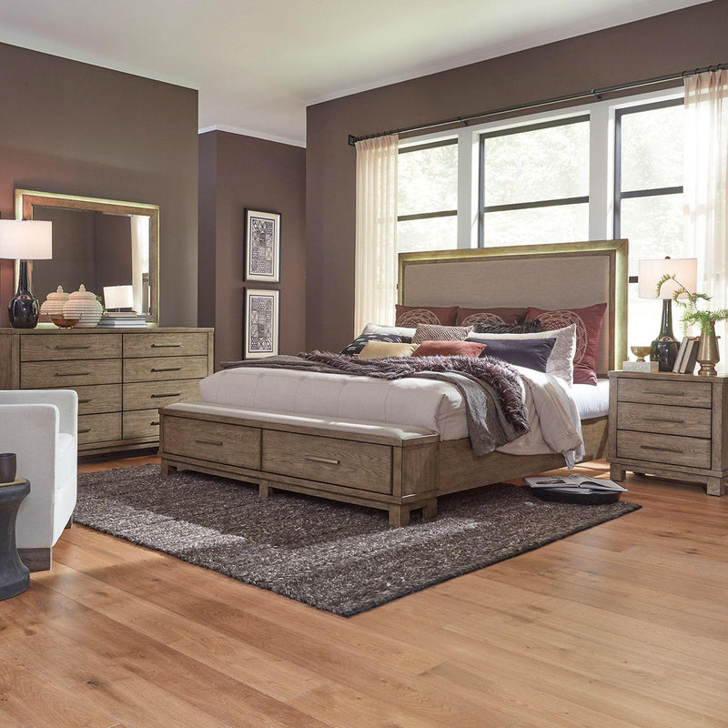 Liberty Furniture Industries Inc. Canyon Road 876-BR-QSBDMN 6 pc Queen Platform Bedroom Set IMAGE 1