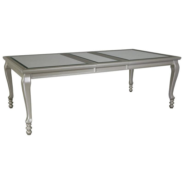 Signature Design by Ashley Coralayne Dining Table with Glass Top D650-35 IMAGE 1