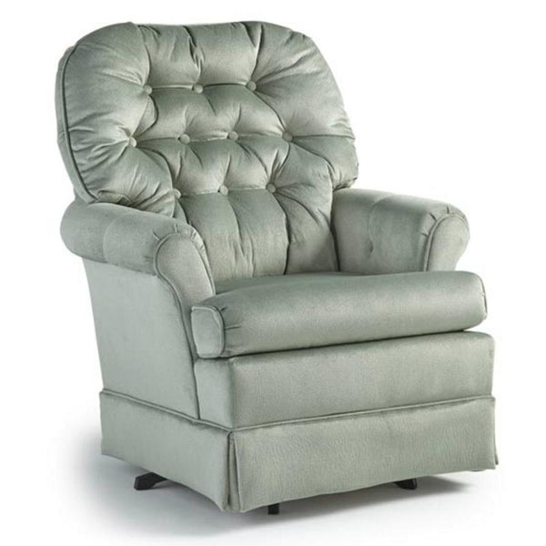 Best Home Furnishings Marla Swivel Fabric Chair 1556 IMAGE 1