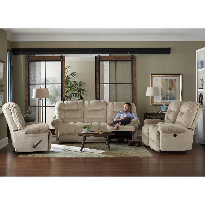 Best Home Furnishings Seger Reclining Fabric Loveseat Seger L720RC4 Space Saver Loveseat with Console IMAGE 4
