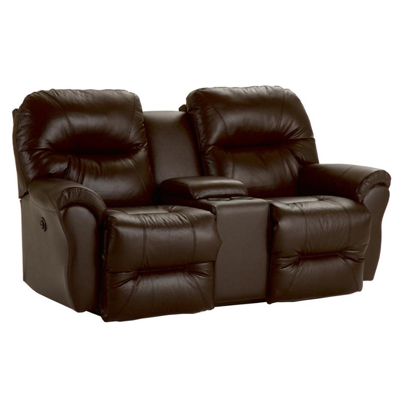 Best Home Furnishings Bodie Manual Reclining Leather Loveseat Bodie L760CA4 IMAGE 1