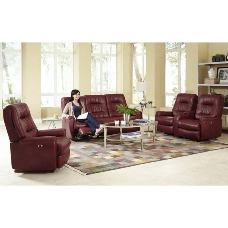 Best Home Furnishings Felicia Manual Reclining Leather Loveseat Felicia L270UC4 IMAGE 3