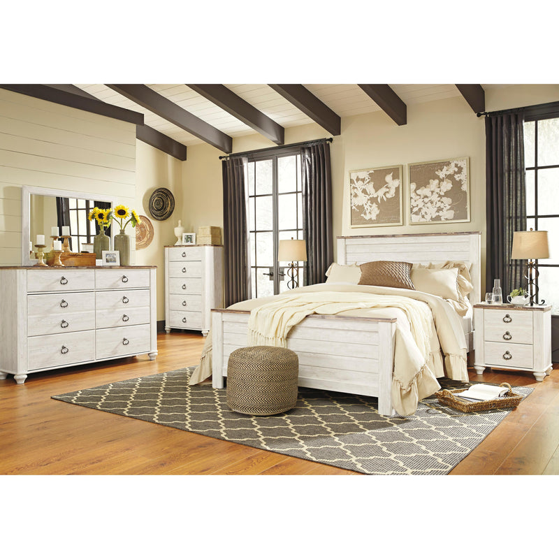 Signature Design by Ashley Willowton Queen Panel Bed B267-57/B267-54/B267-98 IMAGE 8