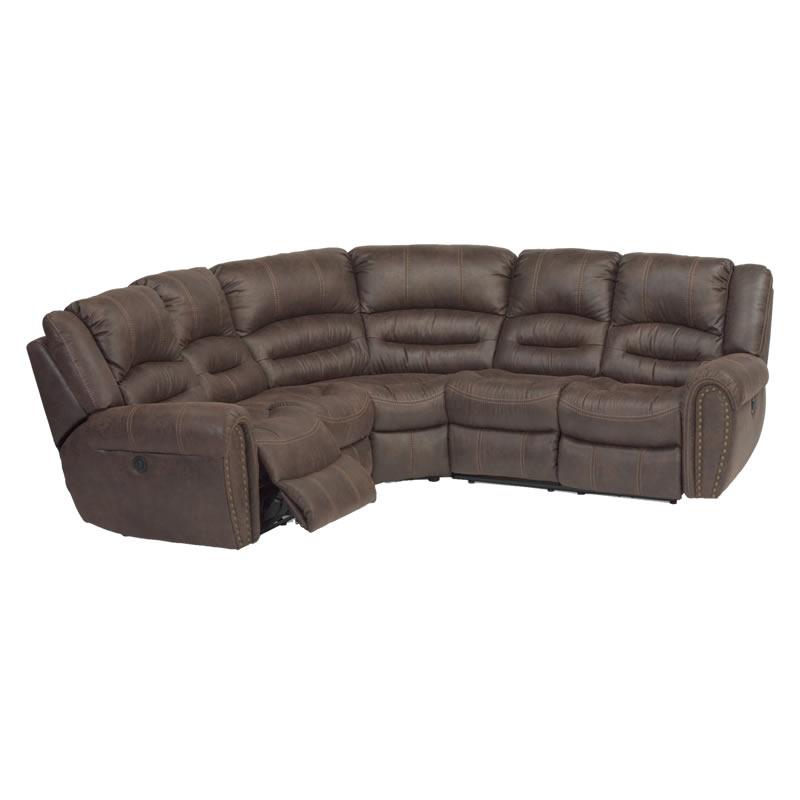Flexsteel Downtown Power Reclining Fabric 3 pc Sectional 1710-65P-23-66P IMAGE 2