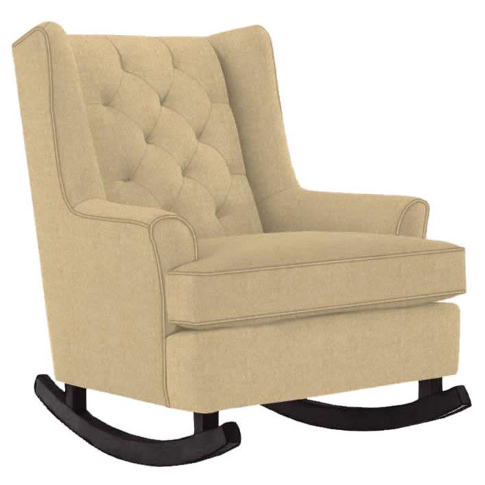 Best Home Furnishings Paisley Rocking Fabric Chair 0165E-24697D IMAGE 1