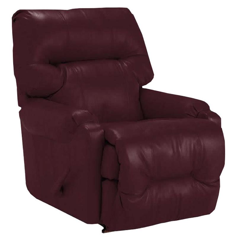 Best Home Furnishings Dewey Fabric and Leather Look Recliner 9AW14LV-71368-L IMAGE 1