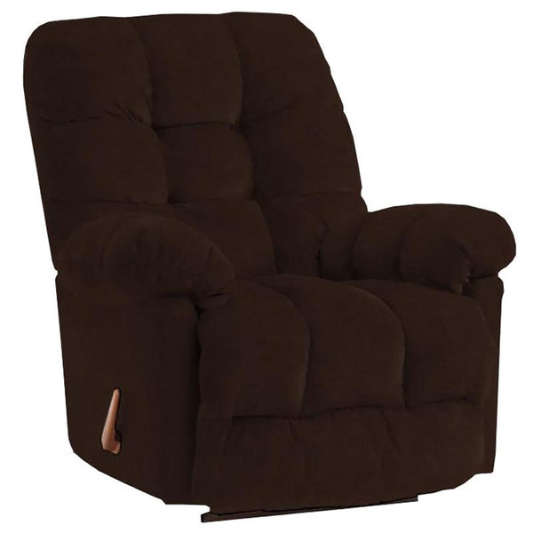 Best Home Furnishings Brosmer Fabric and Leather Look Recliner 9MW84-1-70246-L IMAGE 1