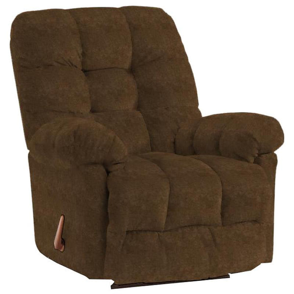Best Home Furnishings Brosmer Power Rocker Fabric and Leather Look Recliner 9MZ87-1-24966 IMAGE 1