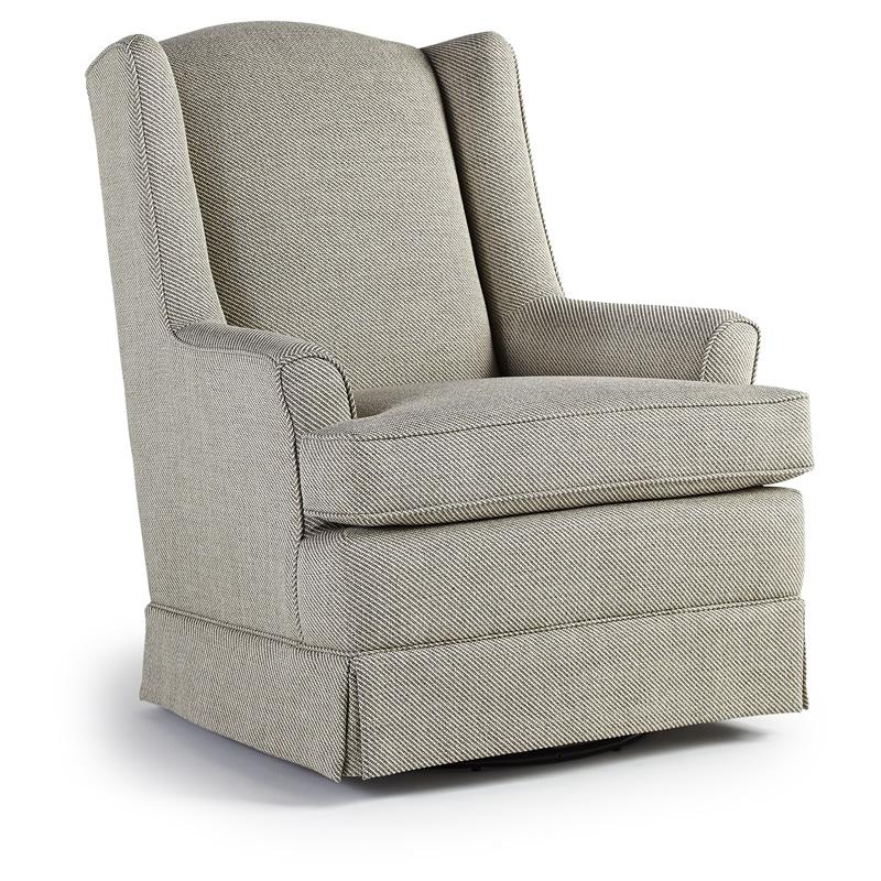Best Home Furnishings Natasha Swivel, Glider Fabric Chair Natasha 7147 IMAGE 1