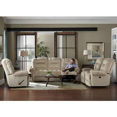 Best Home Furnishings Seger Reclining Fabric Loveseat Seger L720RC7 Rocking Loveseat with Console IMAGE 2