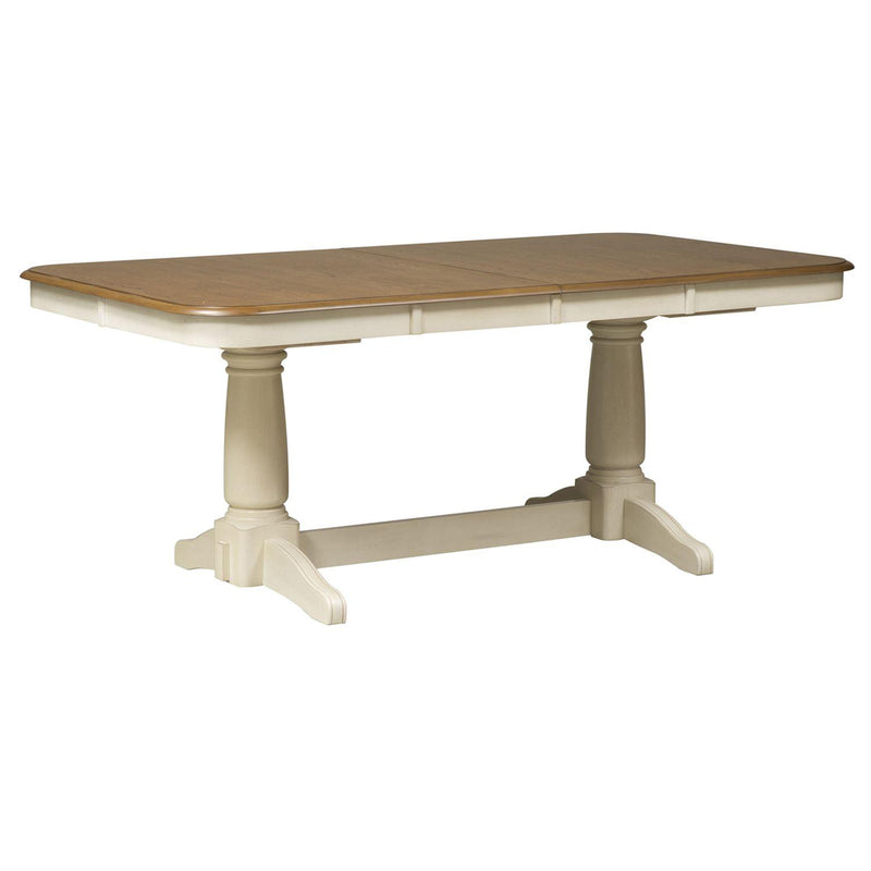 Liberty Furniture Industries Inc. Springfield Dining Table with Pedestal Base 278-CD-PS IMAGE 2