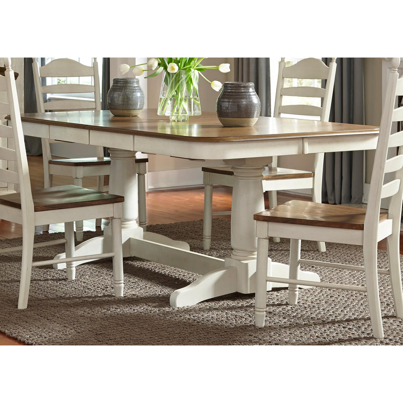 Liberty Furniture Industries Inc. Springfield Dining Table with Pedestal Base 278-CD-PS IMAGE 6