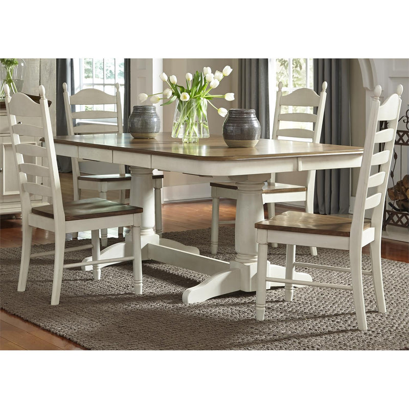 Liberty Furniture Industries Inc. Springfield Dining Table with Pedestal Base 278-CD-PS IMAGE 8