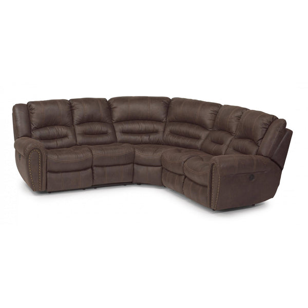 Flexsteel Downtown Reclining Fabric 3 pc Sectional 1710-654-23-664/349-70 IMAGE 1