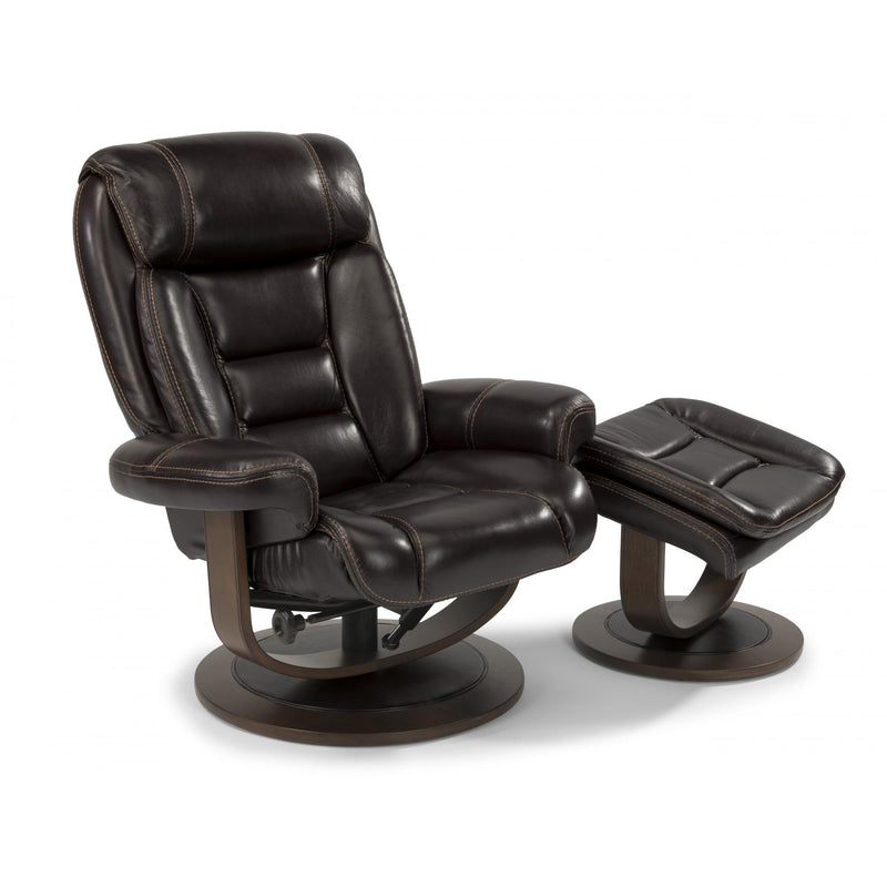 Flexsteel Hunter Swivel Leather Chair 1455-CO-585-72 IMAGE 1