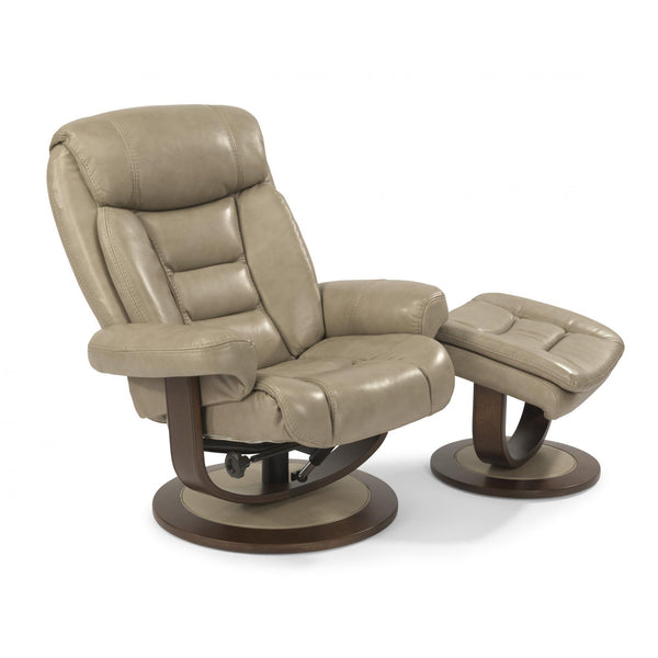 Flexsteel Hunter Swivel Leather Chair 1455-CO-585-82 IMAGE 1