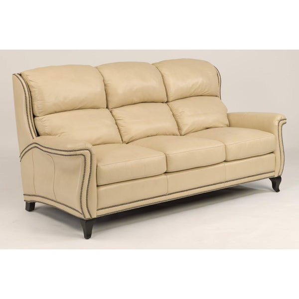 Flexsteel Sting Ray Stationary Leather Sofa 1256-31-LSP-86 IMAGE 1