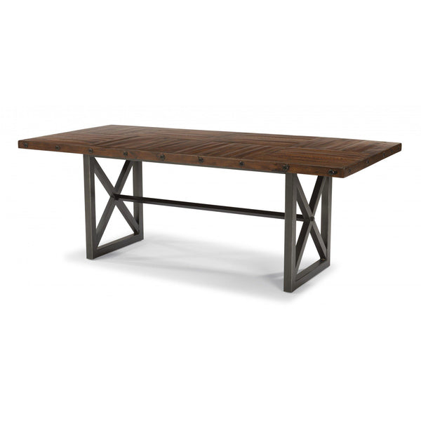 Flexsteel Carpenter Dining Table with Trestle Base W6722-831 IMAGE 1