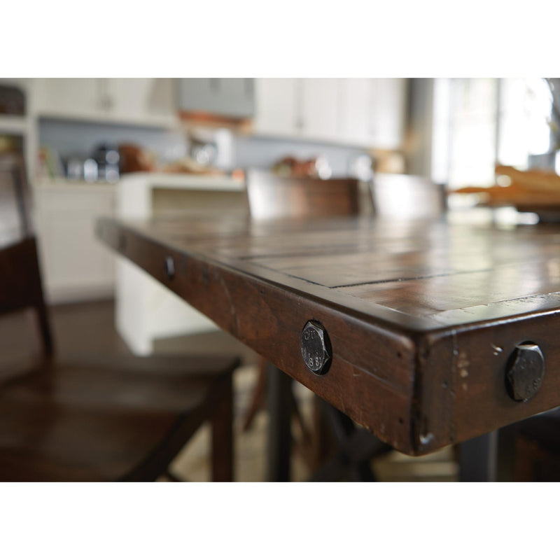 Flexsteel Carpenter Dining Table with Trestle Base W6722-831 IMAGE 2
